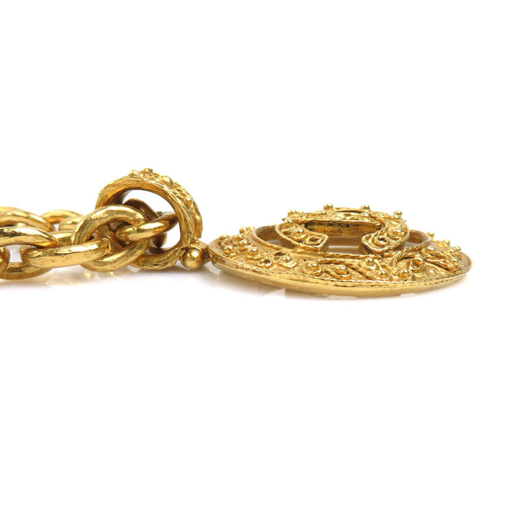 CHANEL Authentic Gold Logo Necklace - Picture 2 of 5